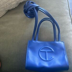 Blue authentic telfar bag